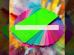 Etki 50KG/Cm Portakal kabuğu yüzeyi ile epoksi toz kaplama