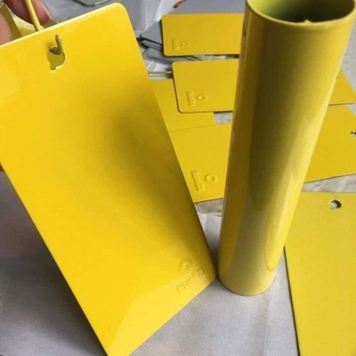 Sarı Parlak Epoksi Polyester Toz Boya Boya Metal Yüzey