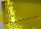 Parlak Şeffaf Termoset Toz Boya Gelişmiş Şeker Sarı Altın Kaplama