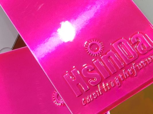 Dekoratif aksanlar için Yüksek Parlaklıklı Termosetting Şekerli Pembe Toz Kaplama