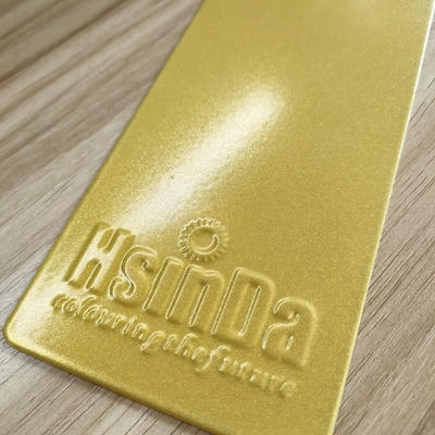 Yüzeyde bitirme için altınla kaplanmış üstün parlaklık ve renk koruma metal toz kaplama