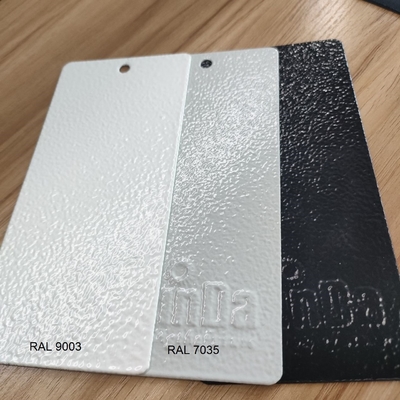 Korozyona Dayanıklı Kırışık Dokulu RAL9003 Beyaz Dış Mekan Epoksi Polyester Toz Boya