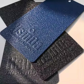 Hsinda Anti-Scratch RAL Renkli Deri Dokusu Toz Kaplama 50KG/cm Çarpışma Direnci ile