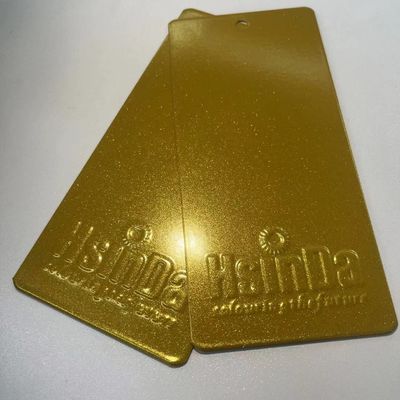 Elektrostatik püskürtme için korozyona dayanıklı ve UV dirençli Altın Metal Toz Kaplama
