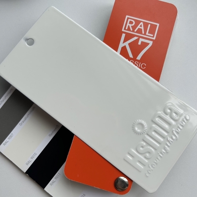 RAL 9010 Saf Beyazı Pürüzsüz Parlak Elektrostatik Toz Boya Sac Metal İçin