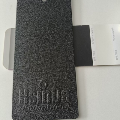 Hava durumuna dayanıklı deri Siyah bitiş Polyester Elektrostatik Kaplama Tozu Dış Kaplama Tozu için