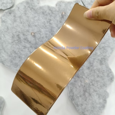 Hsinda Bakır Pirinç İllüzyon Krom Toz Boya Bronz Elektrostatik Polyester Toz Kaplama Metaller için