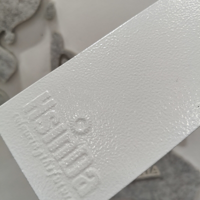 Metal için Beyaz Kırışık Dokulu Polyester Toz Boya 60-80um